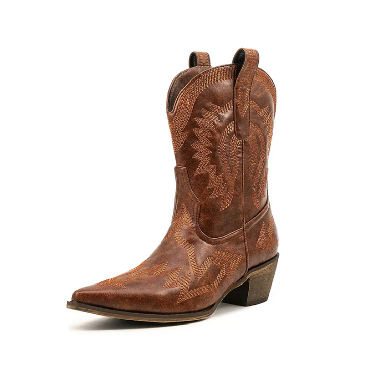 Women's Timeless Western Cowboy Leather Boots