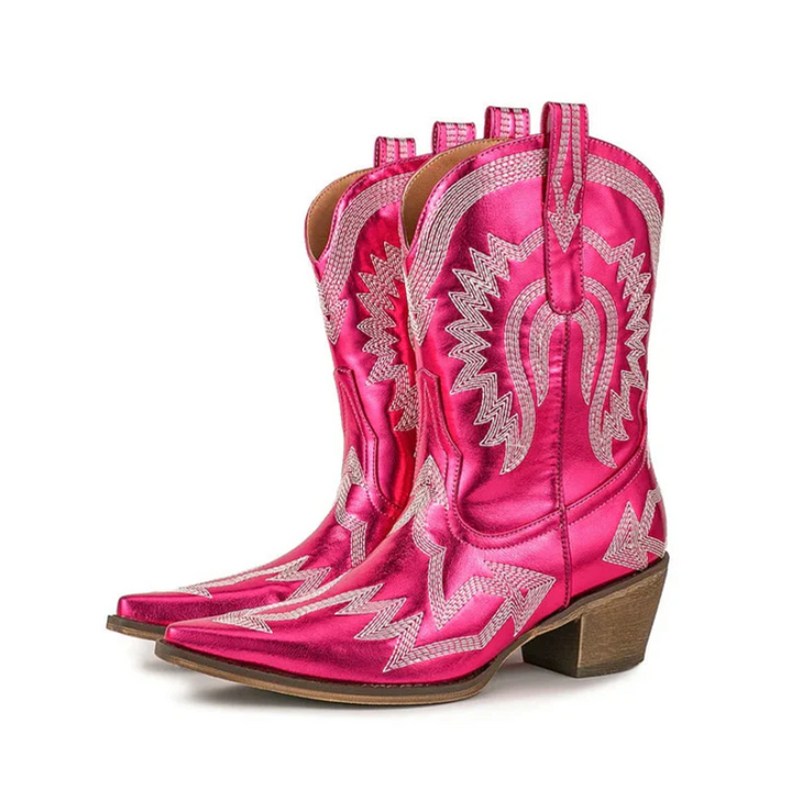 Women's Timeless Western Cowboy Leather Boots