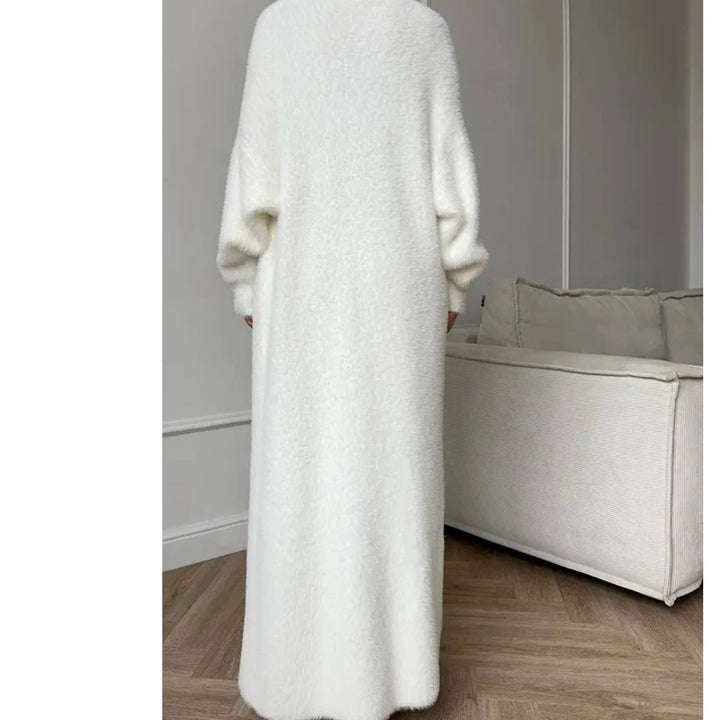Women's Long Cardigan with Loose Fit