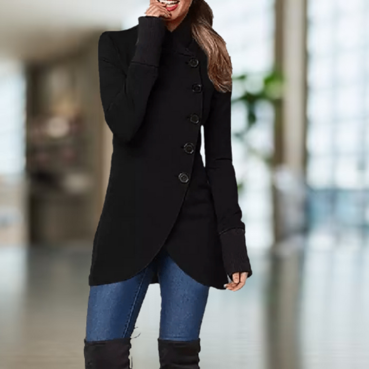 Stand-up Collar Coat for Women