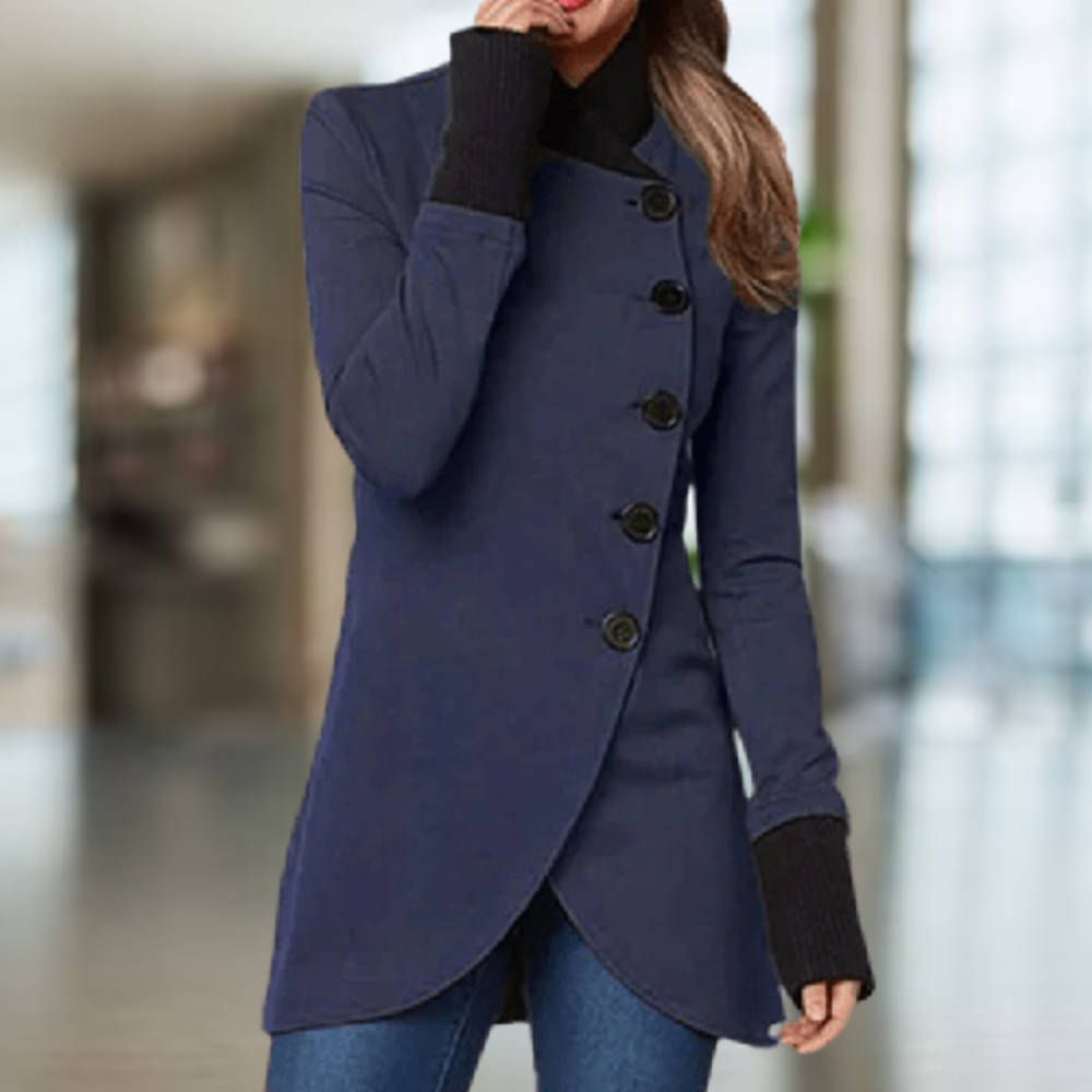 Stand-up Collar Coat for Women