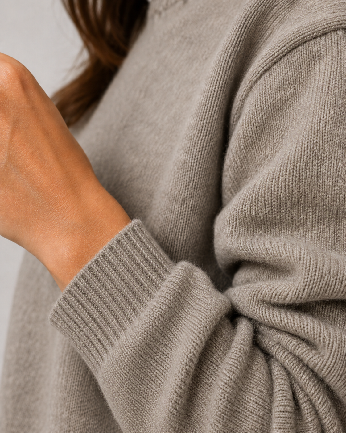 Women's Crewneck Knit Sweater – Relaxed Fit Pullover