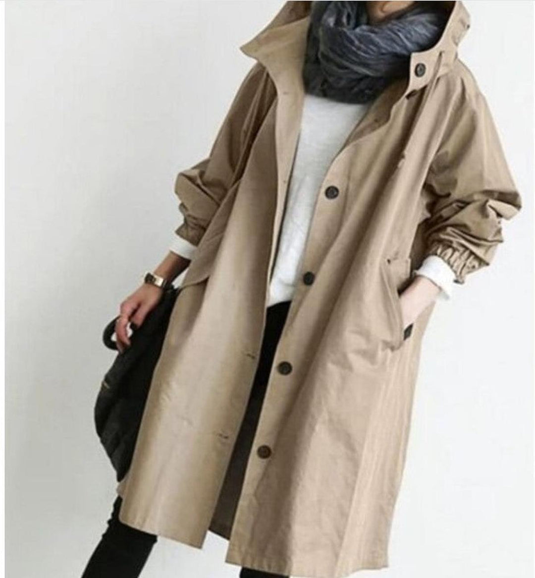 Women's Light Hooded Windbreaker Jacket Water Repellent