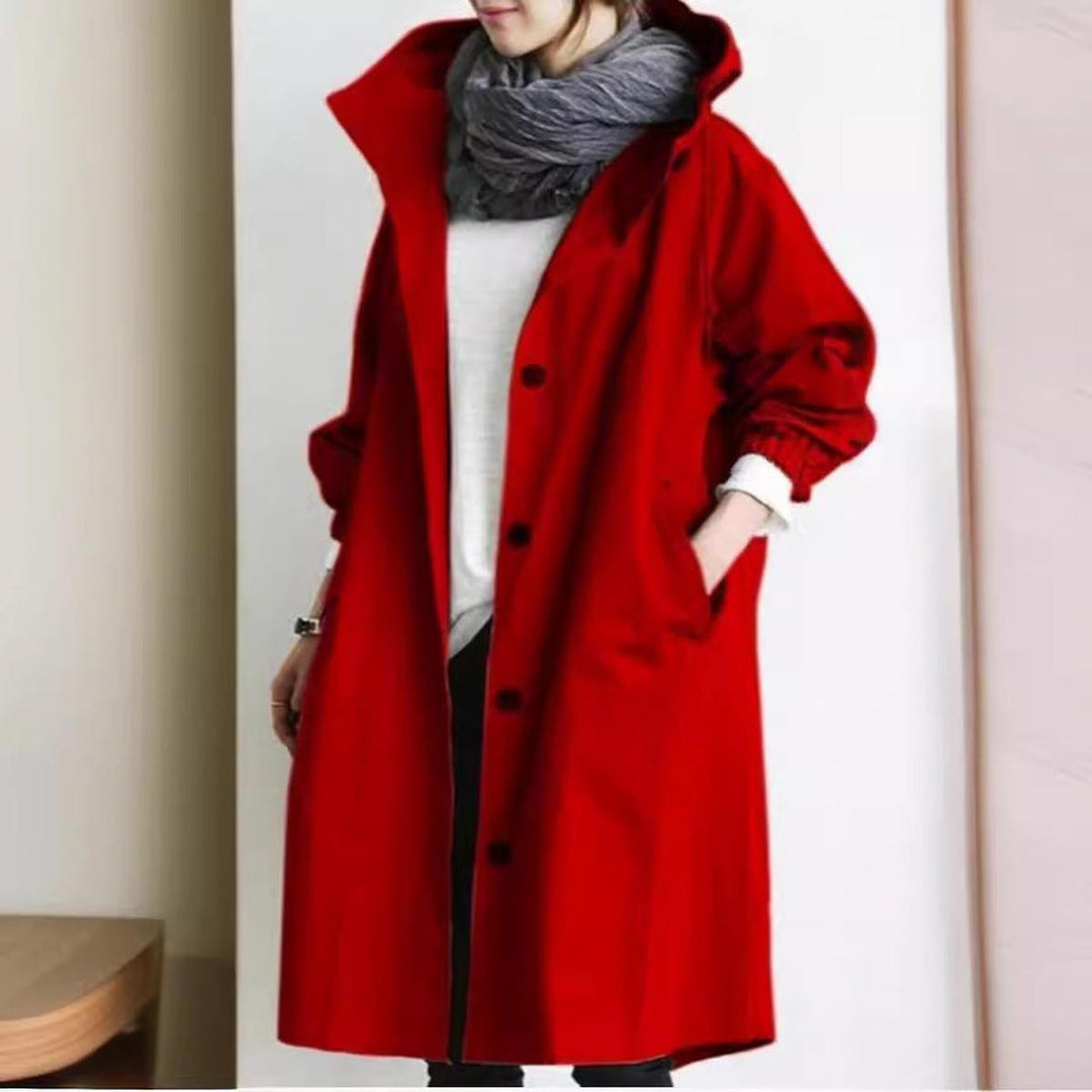 Women's Light Hooded Windbreaker Jacket Water Repellent