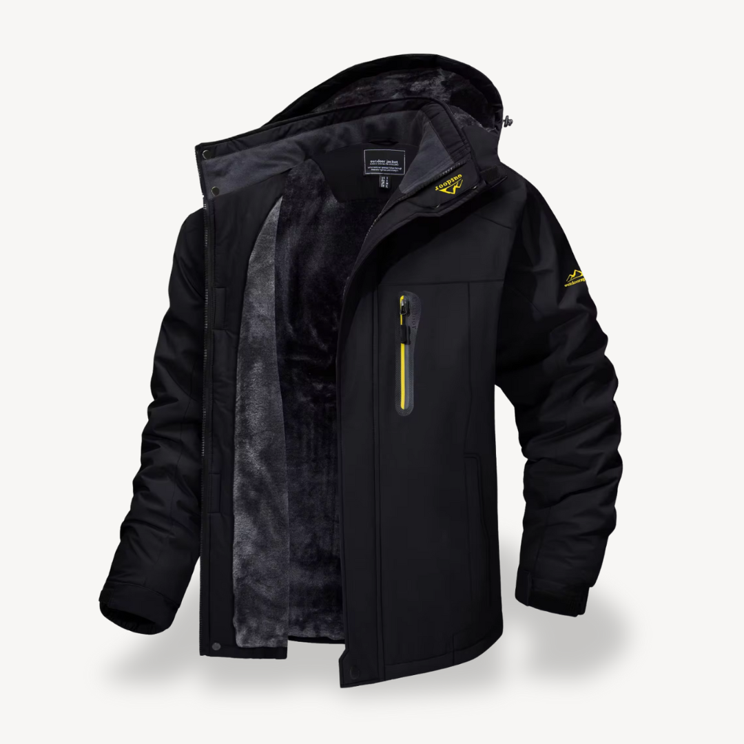 Men's Waterproof Outdoor Winter Fleece Jacket