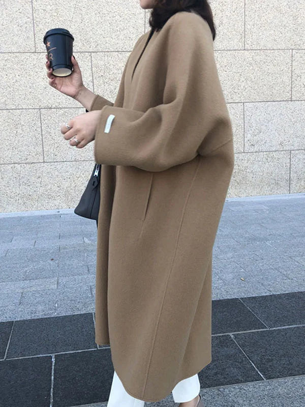 Long Wool Coat for Women