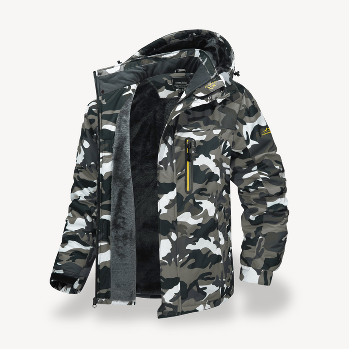 Men's Waterproof Outdoor Winter Fleece Jacket