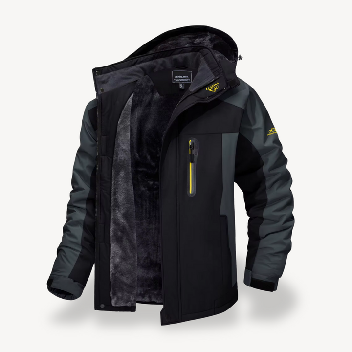 Men's Waterproof Outdoor Winter Fleece Jacket