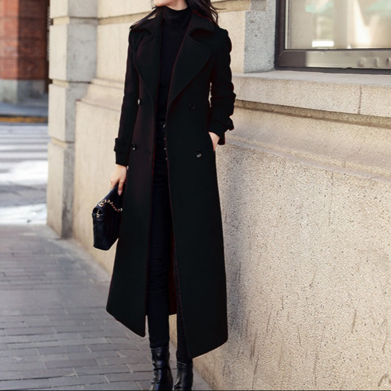 Wool Women's Jacket Classic Model Double-Breasted