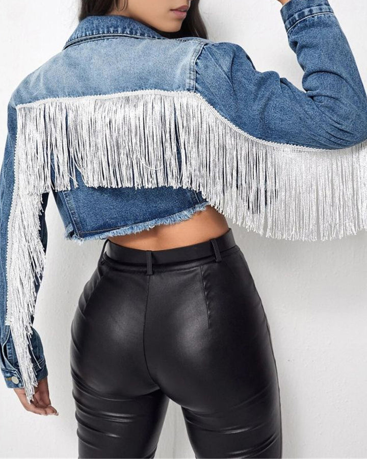 Ripped Denim Jacket