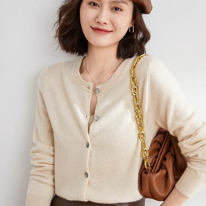 O Neck Knitted Sweater