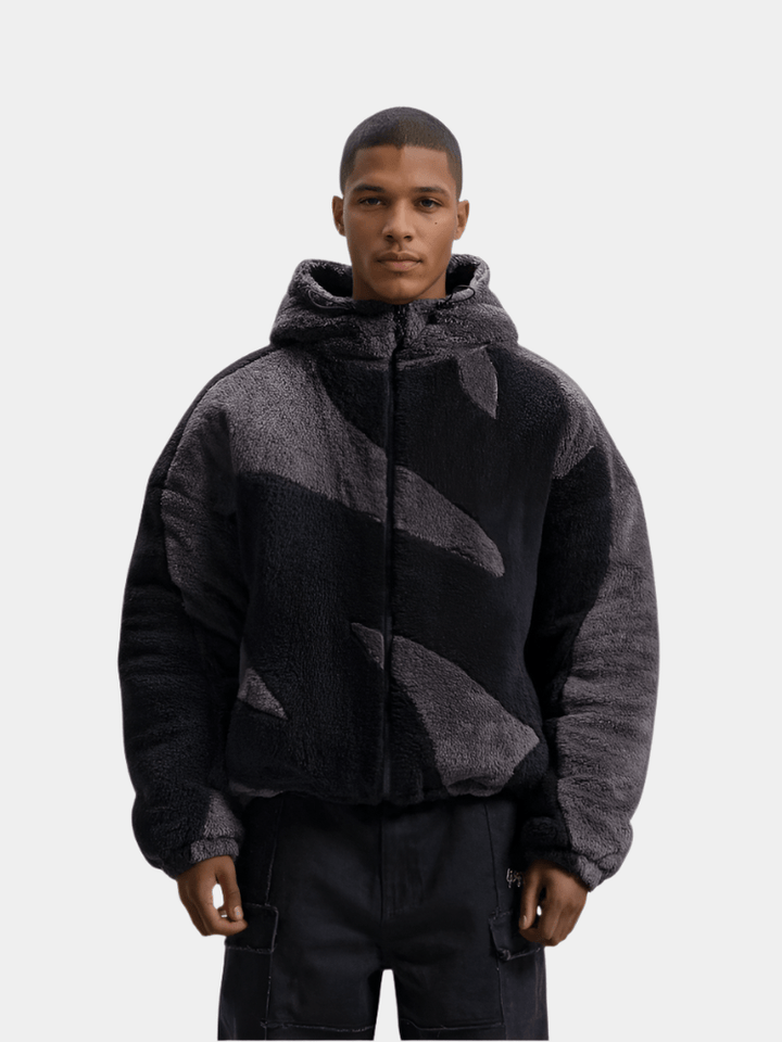 Men's Hooded Zip-Up Casual Jacket