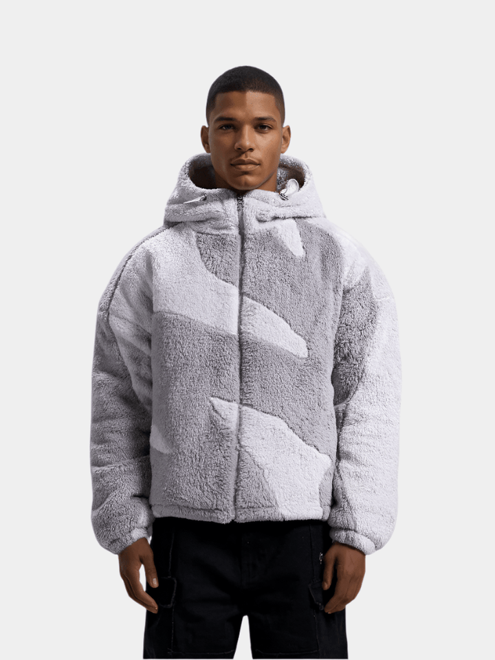 Men's Hooded Zip-Up Casual Jacket