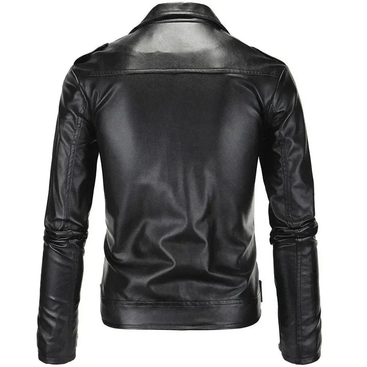 Slim Fit Biker Men's Leather Jacket