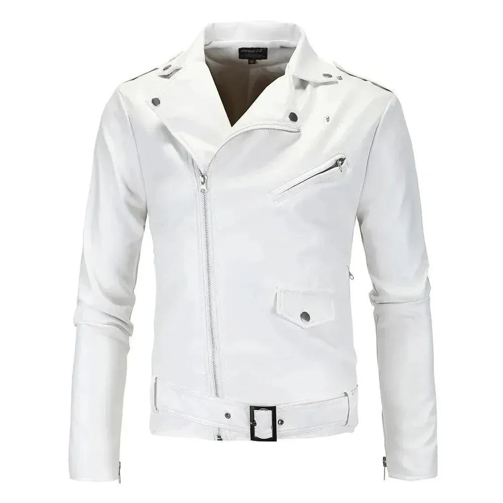 Slim Fit Biker Men's Leather Jacket