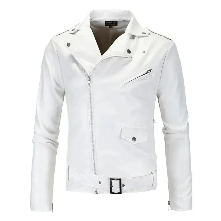 Slim Fit Biker Men's Leather Jacket