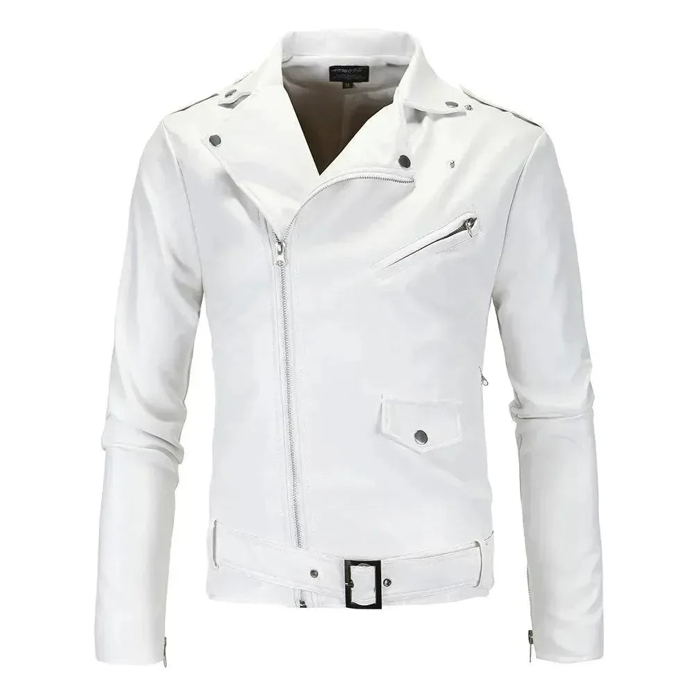 Slim Fit Biker Men's Leather Jacket