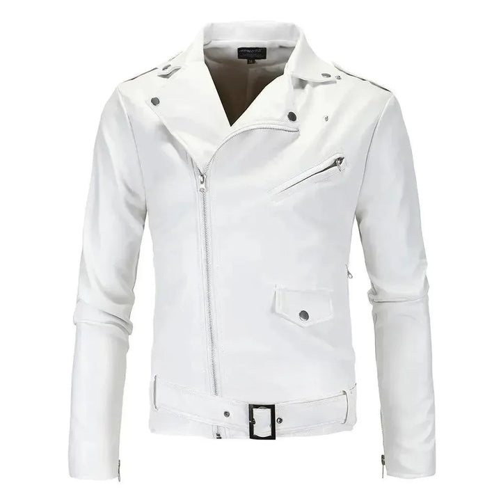 Slim Fit Biker Men's Leather Jacket