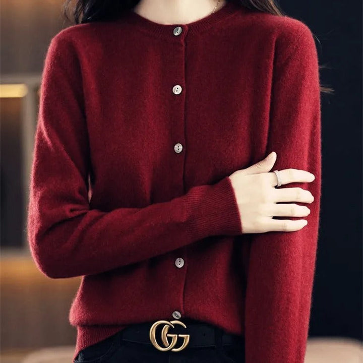 O Neck Knitted Sweater