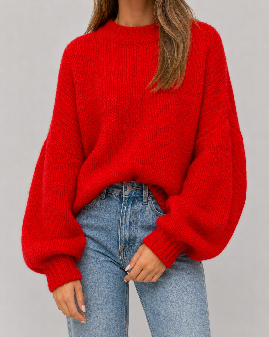 Women's Oversized Chunky Knit Sweater