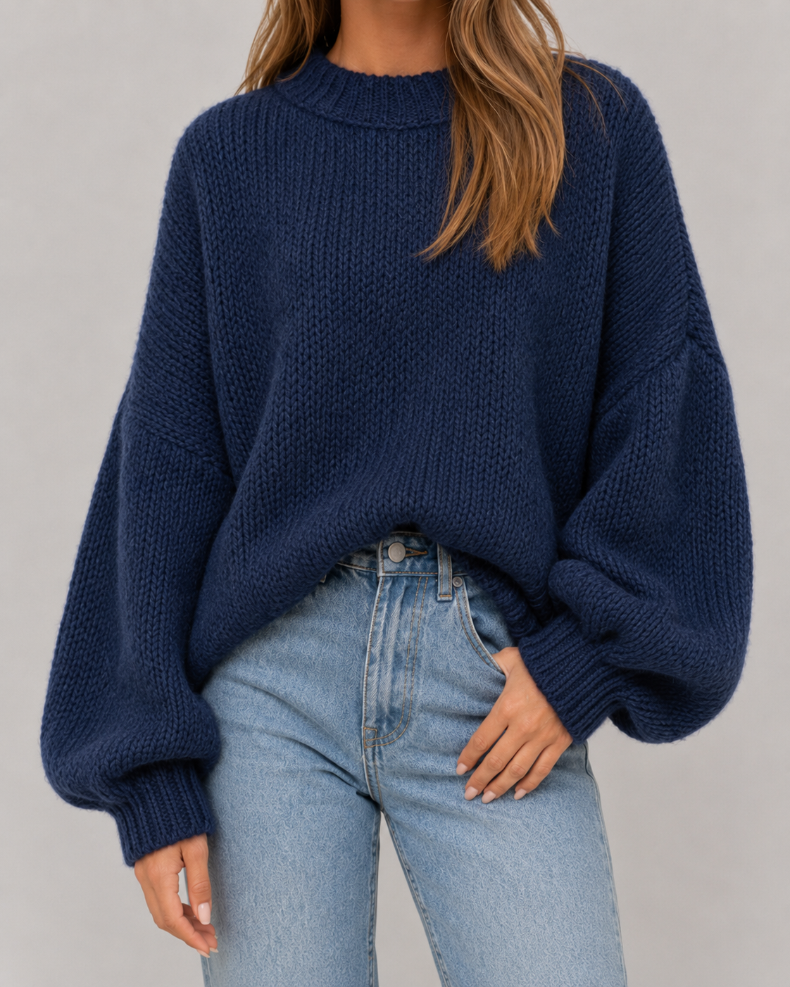 Women's Oversized Chunky Knit Sweater