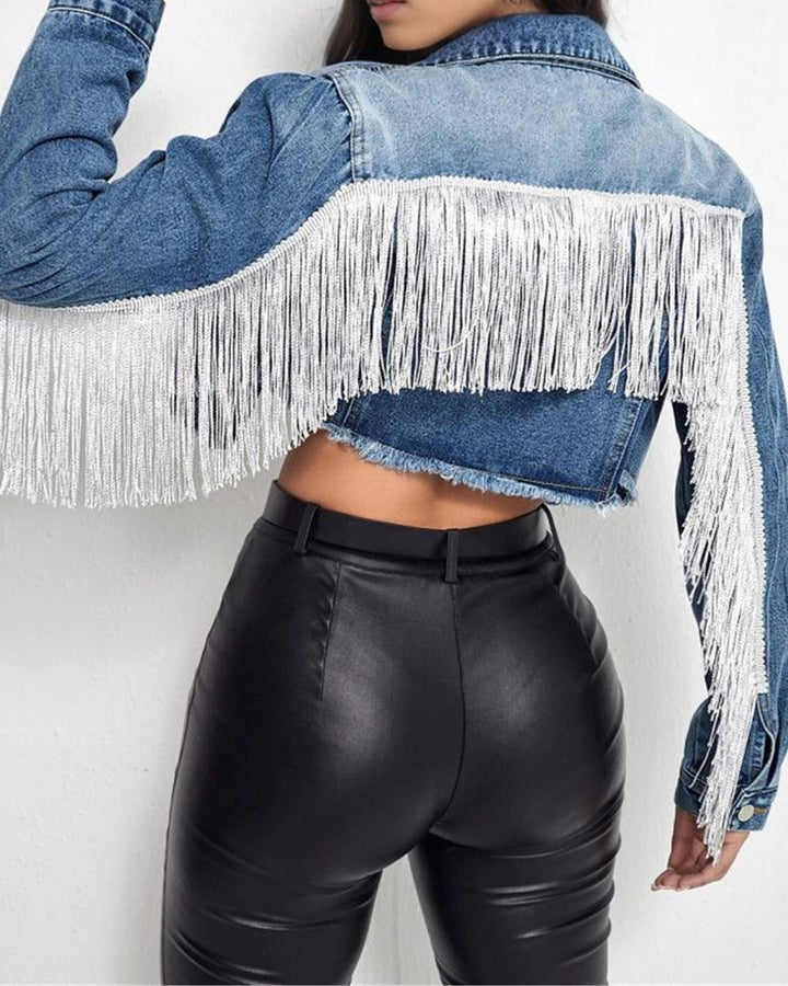 Ripped Denim Jacket
